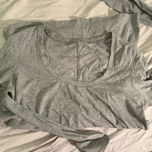Scoop neck lightweight lululemon long sleeve